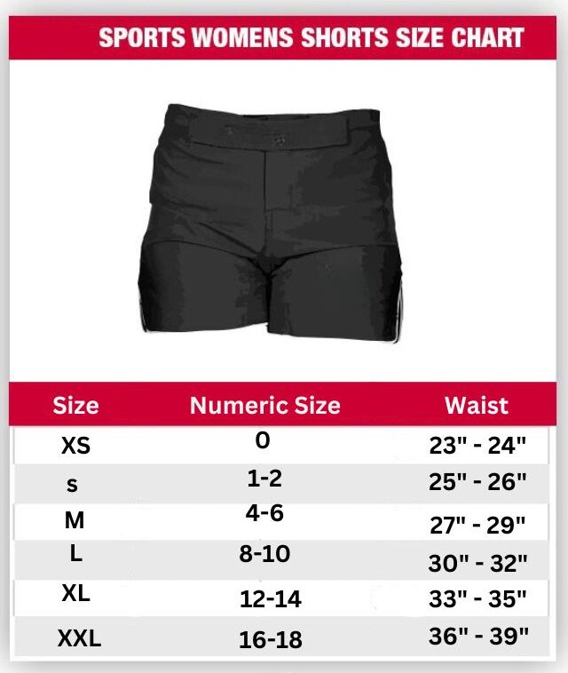 women bjj short size guide