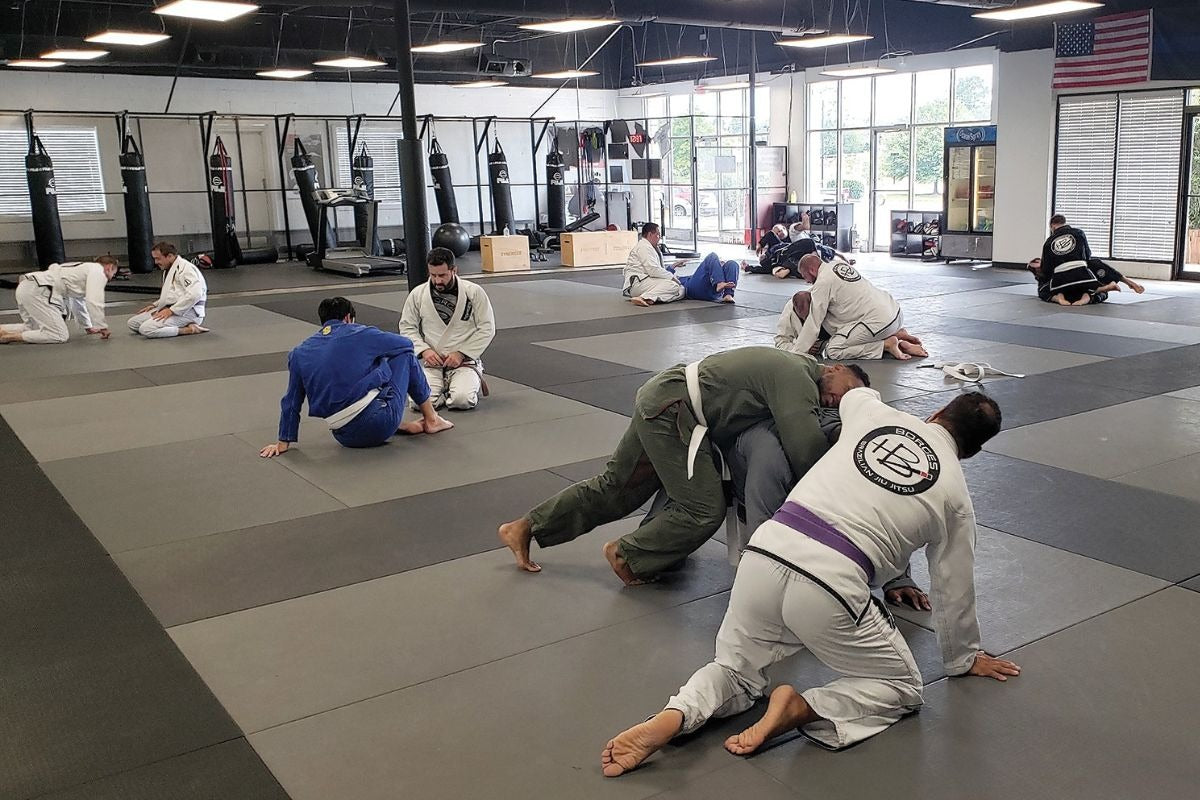 Brazilian jiu jitsu training
